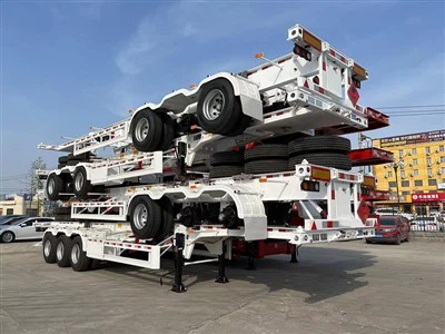 20 stop kontejnerový skeletový přívěs