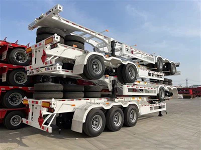 3nápravový skeletový návěs